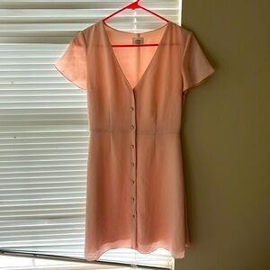 Aritzia Wilfred Zelie Dress Color Pink Size 4 worn in great condition